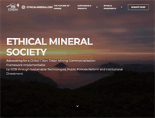Tablet Screenshot of ethicalmineral.org